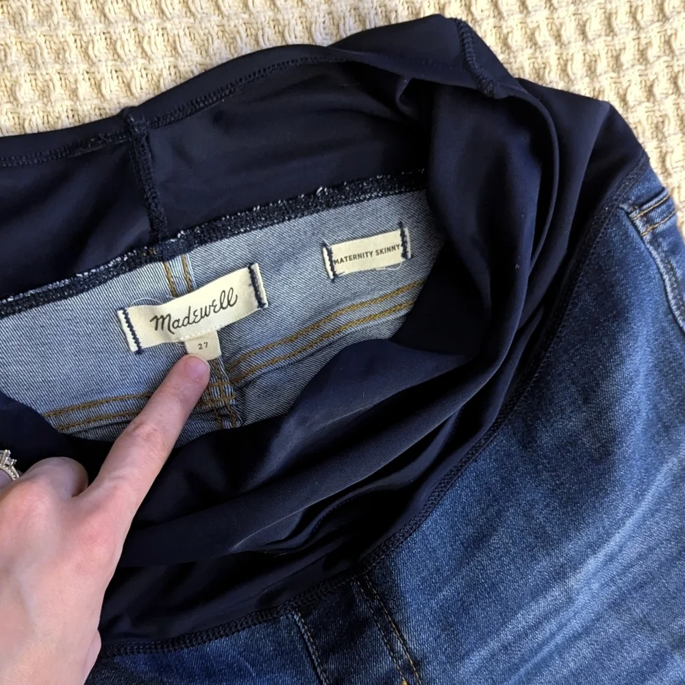 Madewell Maternity Over-the-Belly Skinny Jeans